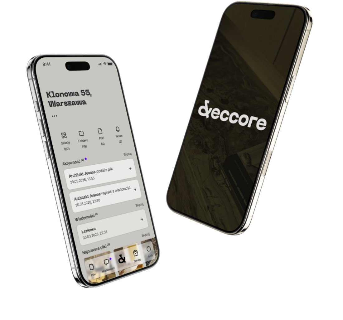 Aplikacja mobilna Deccore